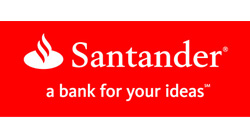 Santander logo - a bank for your ideas