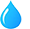 small blue droplet of water icon