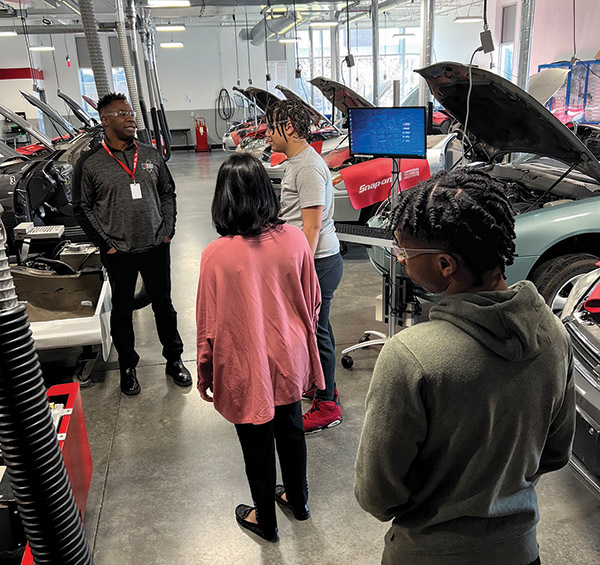 WBA students participating in it REACH transition program