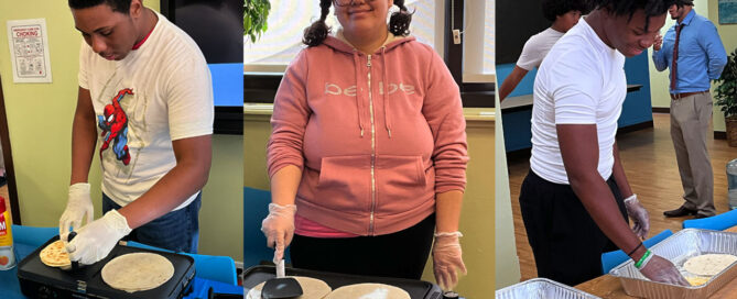Students preparing traditional Hispanic meals for Hispanic Day at Westbridge Academy - October 1, 2025