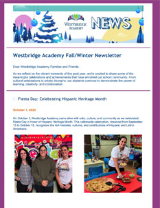 Westbridge Academy 2025 Fall & Winter Newsletter